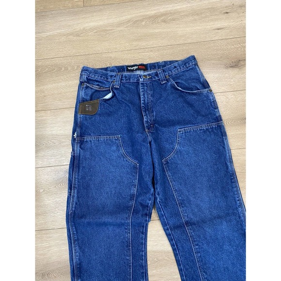 WRANGLER Riggs Workwear Double Knee Denim Jeans Men's Size 36 x 35 - Picture 3 of 7